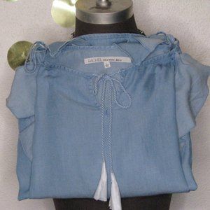 Rachel Rachel Roy flowy Shirt blouse w/ tassels